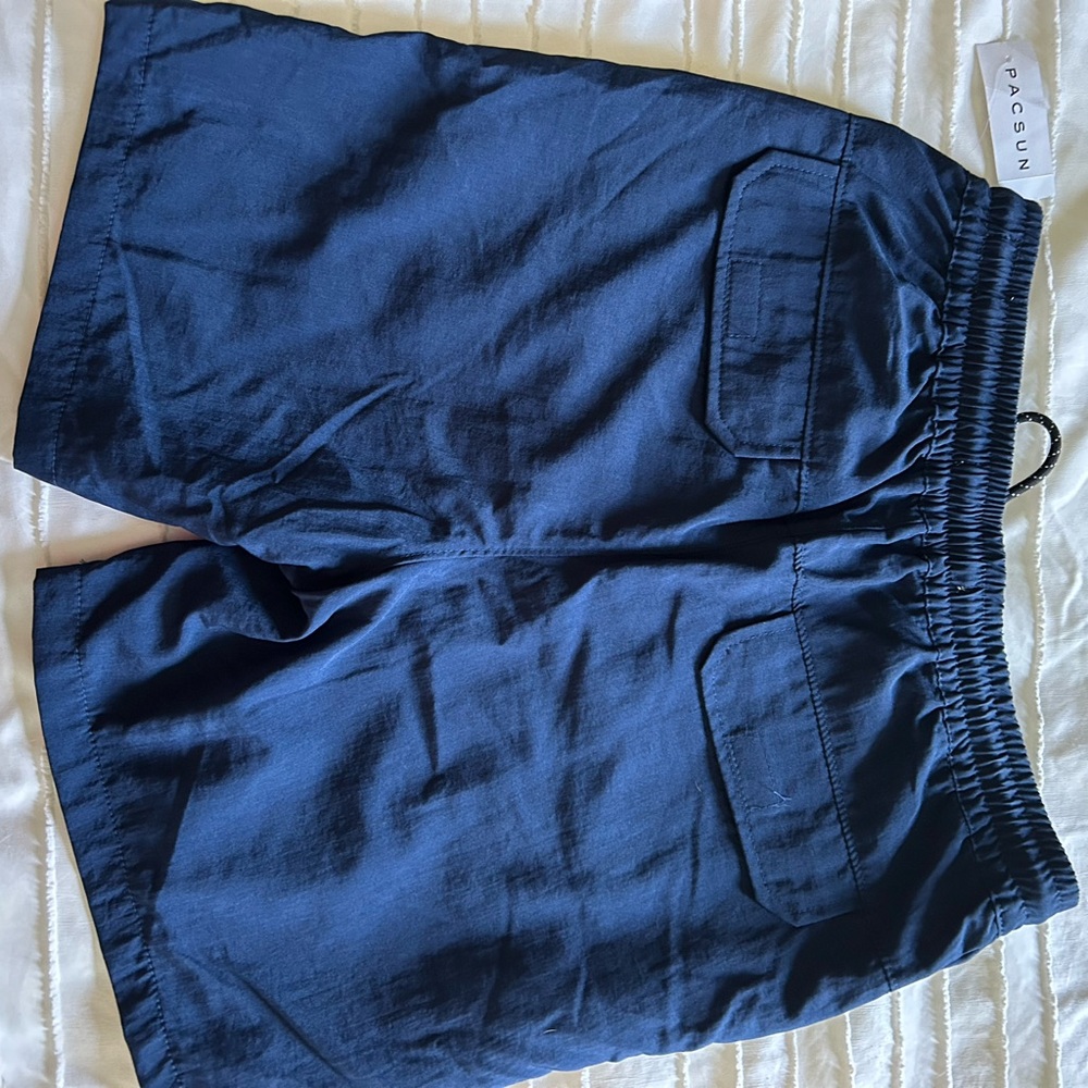PacSun Navy Cargo Shorts for Men - Size Small - Picture 4 of 8